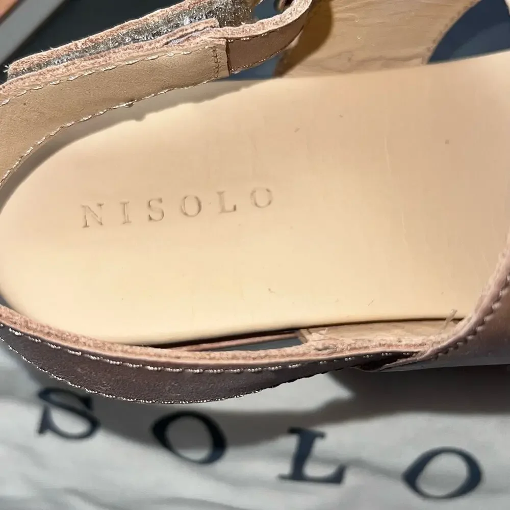 Nisolo Go-To Flatform Sandal Women's Size 7.5, New in Box